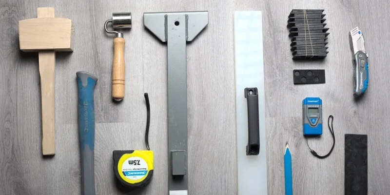 grindų montavimo įrankiai