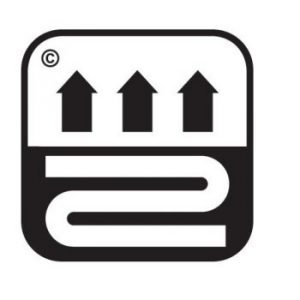 Tinkamas šildomoms grindims simbolis